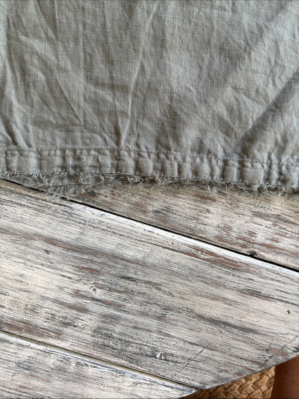 As new, Cloth & Stone 100% linen flowy capris, size M - Picture 4 of 5